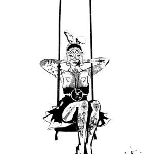 SWINGING BUNNY