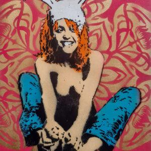 Mandala Bunny Flying